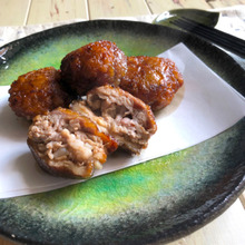 【お弁当にもオススメ】老化防止効果に☆シイタケの肉詰め竜田揚げ