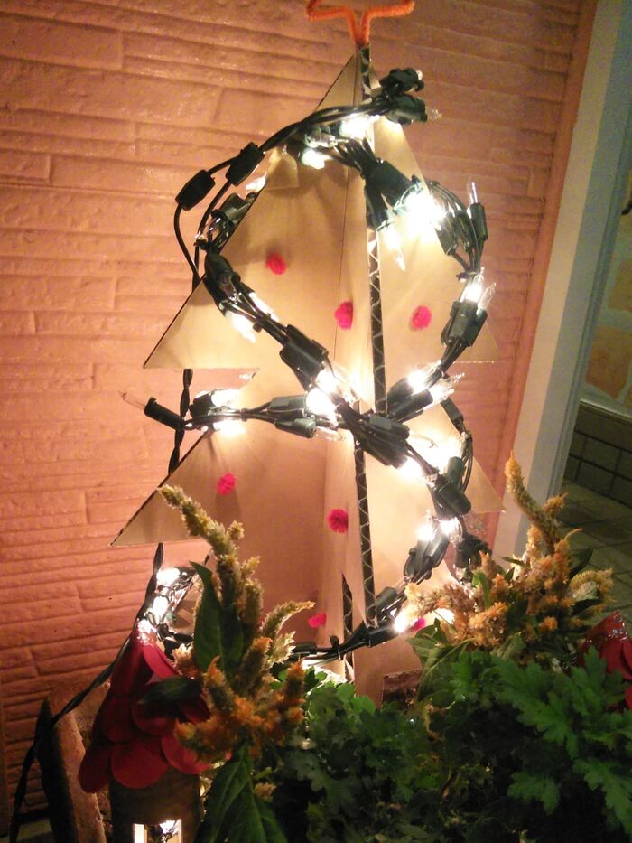 私のゼロ円クリスマスデコ