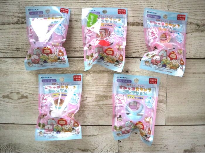 セリア新商品!すみっコぐらしのスタンプがあまりにも可愛すぎます。