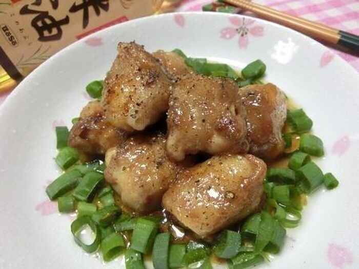 冷凍豆腐の豚バラ巻き照り焼き 黒胡椒仕上げ☆