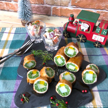 【クリスマスにお弁当にオススメ】体力増強に!いんげんの豚巻きリース~バルサミコ風ソース~