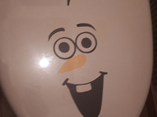 トイレの便器をオラフに変身