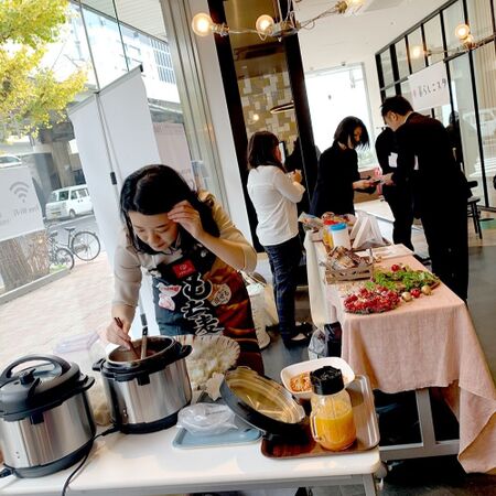 こちらは はくばく様のブース