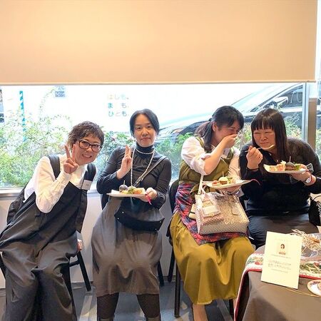 めちゃ楽しそうなおふたり♪&料理開発仕事仲間でもあるおふたり♪