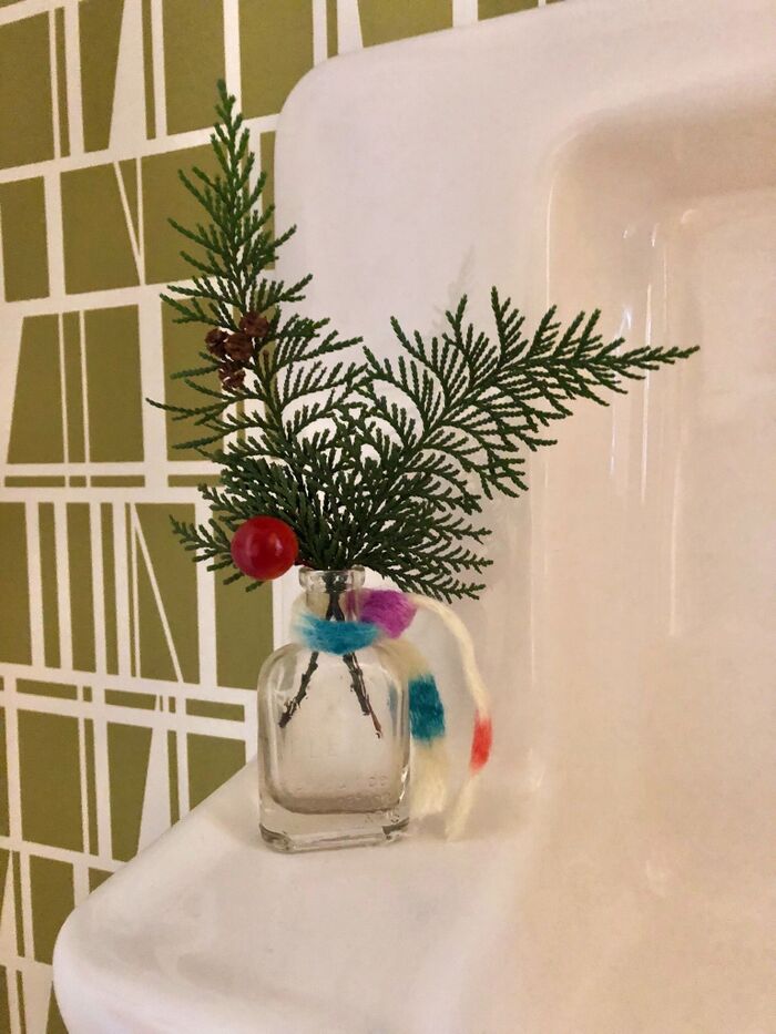 バージョン②小さな瓶&毛糸