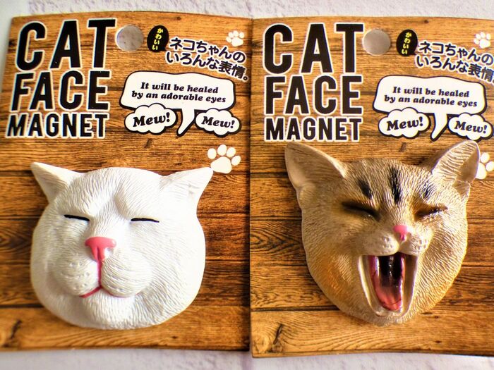 【セリア】可愛すぎるわ!!ネコちゃんマグネット