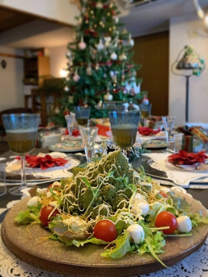 ロマネスコがツリーに✨🎄✨