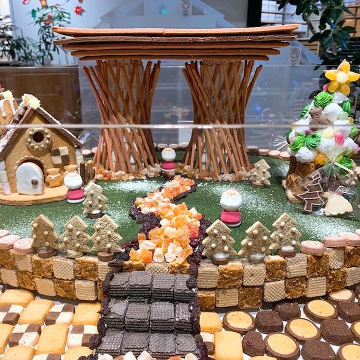 中央は金沢駅を再現