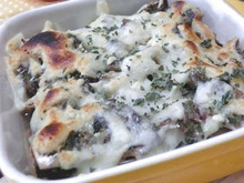 柚子胡椒ピリリ☆ 豆腐と海苔でさば缶ラザニア風