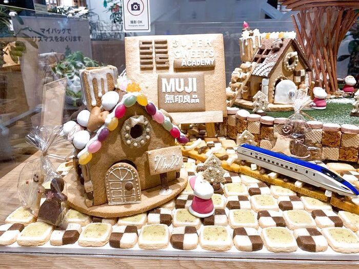 無印良品で楽しむスーパースイーツなクリスマスディスプレイ