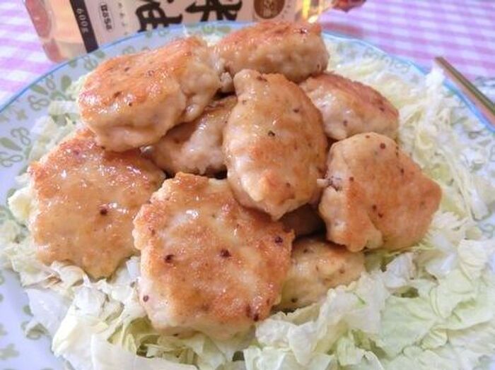 冷めてもふわふわ♪ 鶏と豆腐の照り焼きつくね