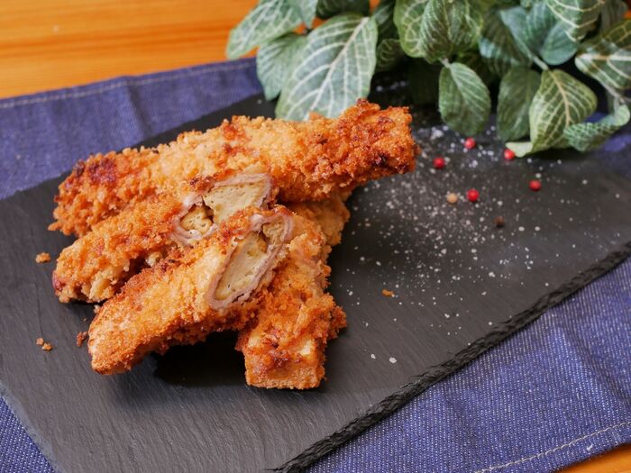【まるで肉!?】厚揚げ棒トンカツの作り方【パーティーにも♪】