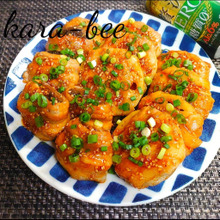 ビールが進む♪はちみつコチュ照り肉巻き蓮根&肉巻き椎茸