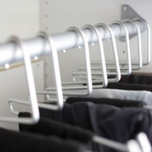 【整理収納】クローゼットのオーガナイズ!無印アルミハンガーに合うパンツハンガーはコレ!