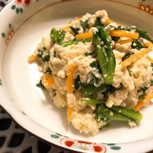 【水切り不要!】たった10分でできちゃう!厚揚げで作る白和え