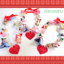 クリスマスバージョンのお菓子レイ♡