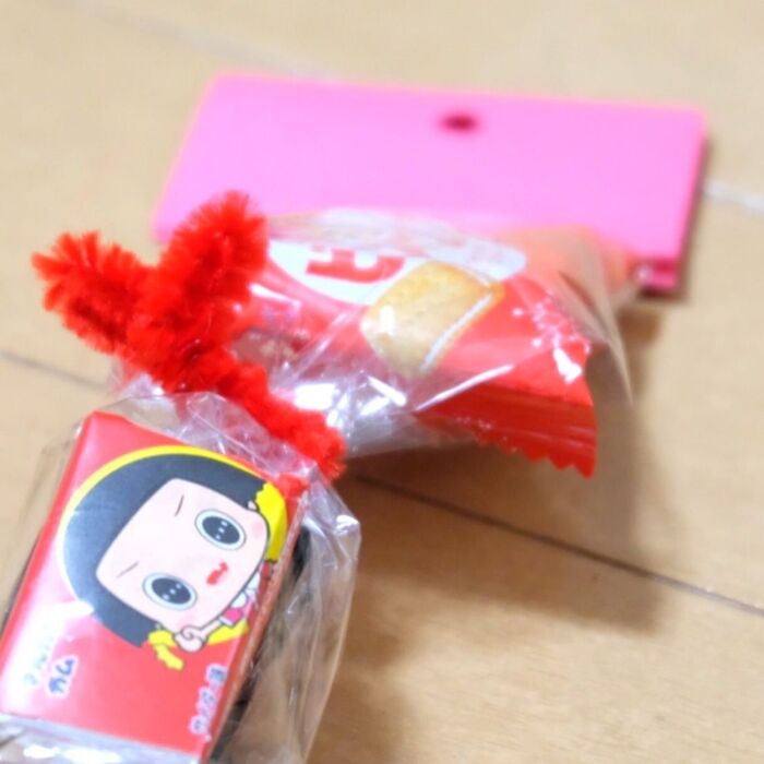 ◆結び目がハートになっているのがポイント!