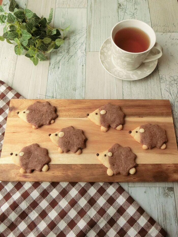 型なし★ハリネズミのデコクッキー
