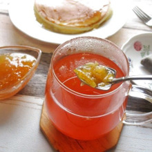 お家カフェのアイデア♡柚子ジャム入りホット紅茶♪