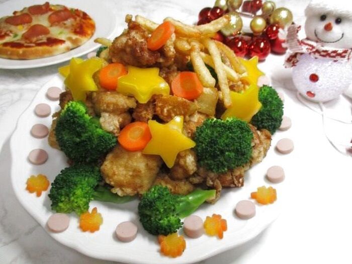 気軽に作れる料理アイデア!お家パーティーにもいいね!盛って楽しい♡から揚げタワー♪