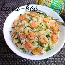 おつまみ炭水化物♪旨いっ!たっぷりセロリのガーリックライス