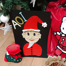 サンタさんが似顔絵を置いていってくれました