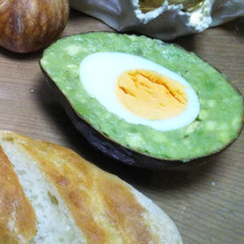 アボカドマッシュ&ゆで卵