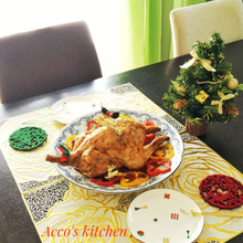 ♡クリスマスの食卓にローストチキンのある風景♡