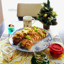 🎄クリスマスの『はらぺこキャタピラー バゲットサンド』