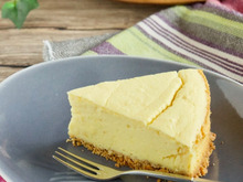 ヨーグルトの水切り不要!さつまいもチーズケーキ*生クリームなしでカロリーオフ