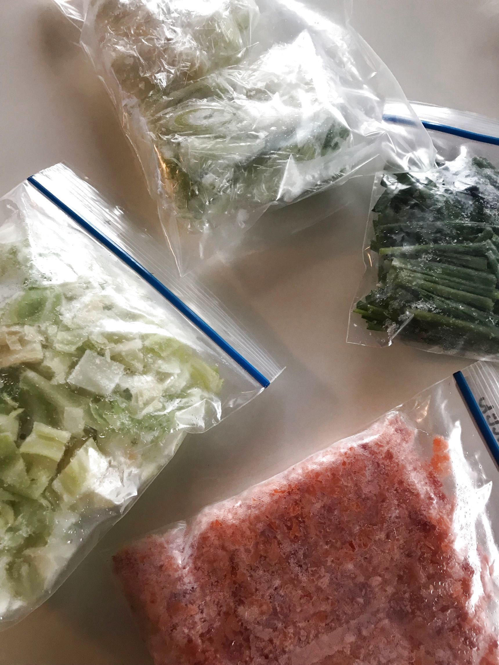 うっかり💦使いそびれる冷凍野菜🥬ラベリングにひと工夫で劇的に改善👍