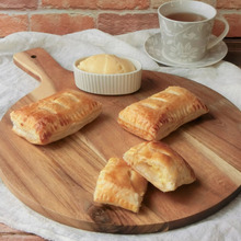 冷凍パイシートで簡単★のびーる餅カスタードパイ