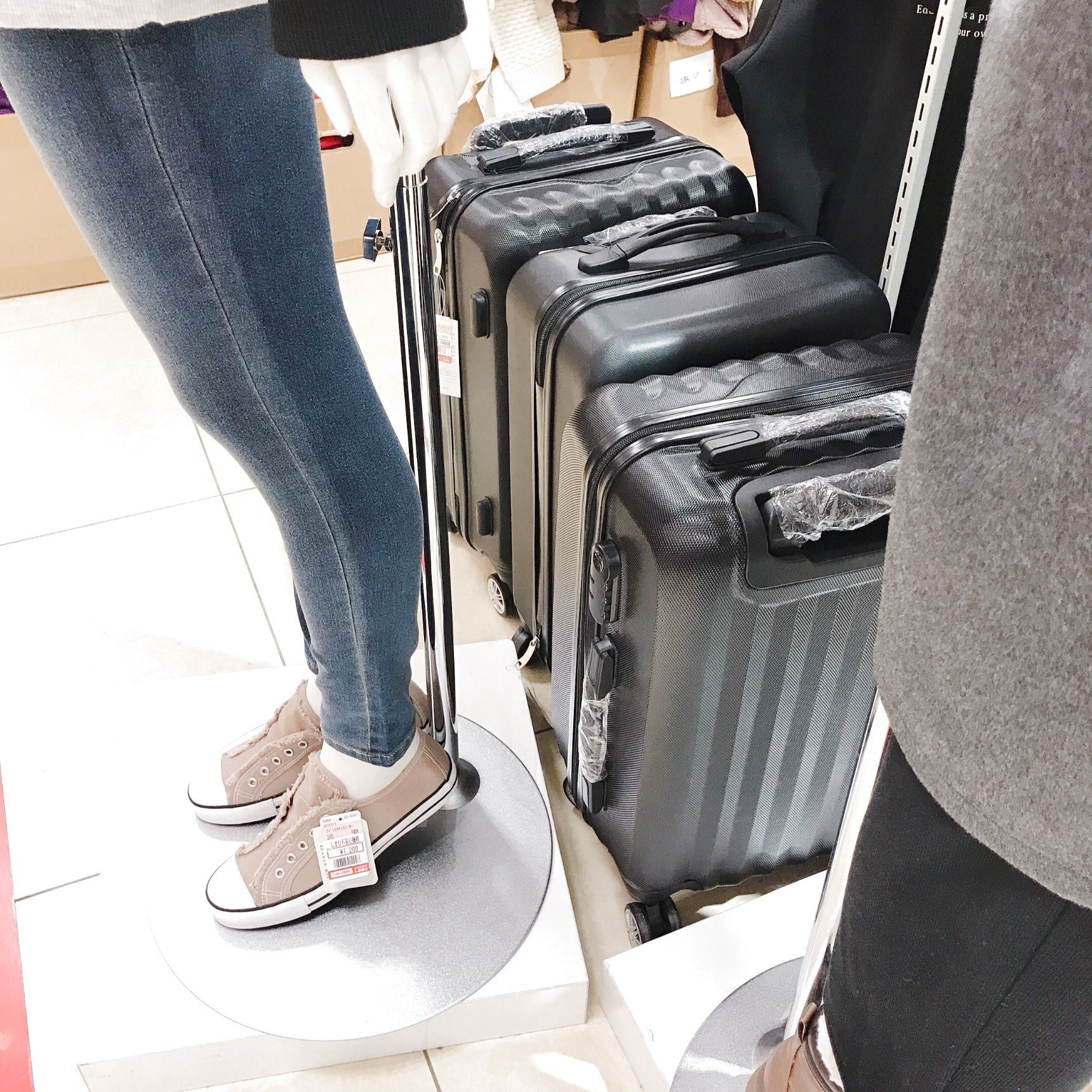 しまむらの福袋解体セールで、キャリーケースをGet!