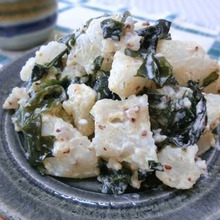 じゃがいもより好きかも♪ 長芋とワカメでポテサラ