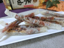 お酒のあてにもなるスイーツ☆ 干し柿のスティック焼き