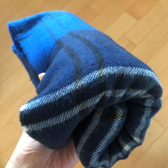 マフラーは丸めて収納!