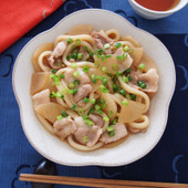 からだも心もホッとうどん!「豚バラ大根うどん」