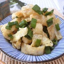 ポン酢とごま油でヤミツキ♪ サクサク油揚げのねぎまみれ