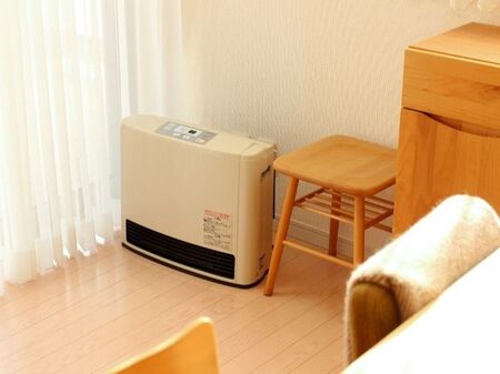 リビングのファンヒーター