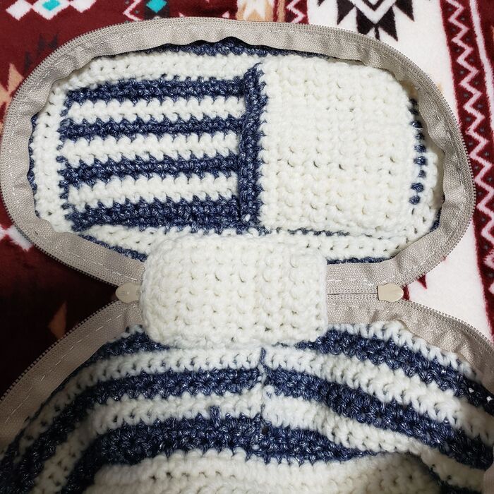 ファスナーをきれいに隠すには