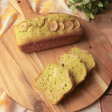 たっぷりバナナと抹茶のパウンドケーキ