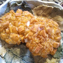 焼きおにぎり(餅入り)!カリカリ〜とろーり