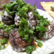 ポン酢ねぎ生姜だれで失敗なし♪ プリプリ椎茸の油淋鶏風