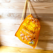 お菓子の空き袋で作る!エコで可愛いナップサック♪