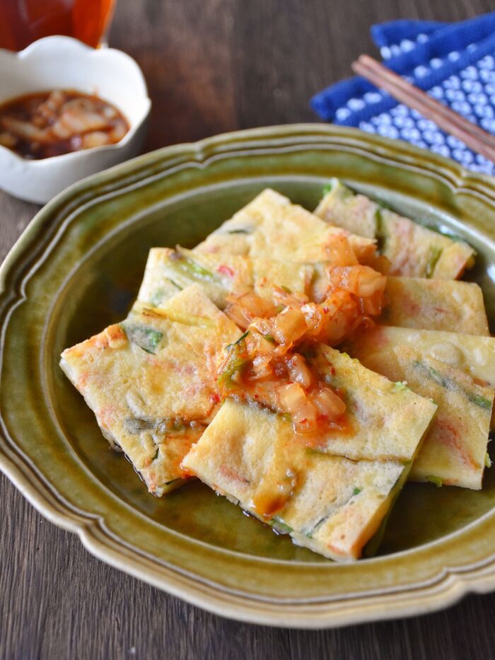 グルテンフリー&風邪予防にも!米粉で作るもっちりネギチヂミ