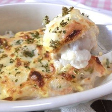 やわらかとろ~ん♪ マッシュ里芋のマヨチーズ焼き