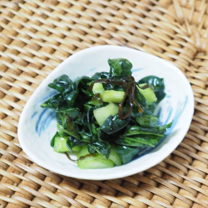 生でもイケます!塩昆布で簡単あえ物