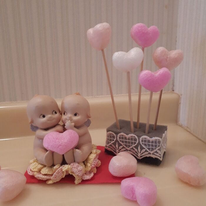 ハート、ハートで雰囲気はバレンタイン