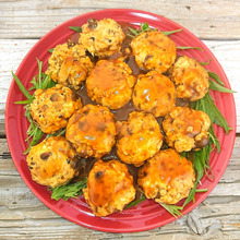 鶏胸ミンチとしめじのミートボール