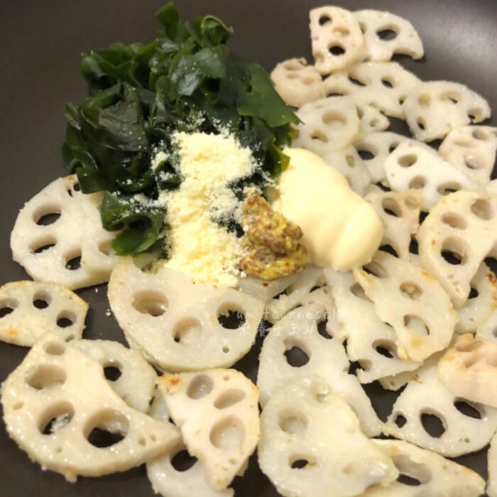 ③☆を入れたら、良く混ぜ合わせて!